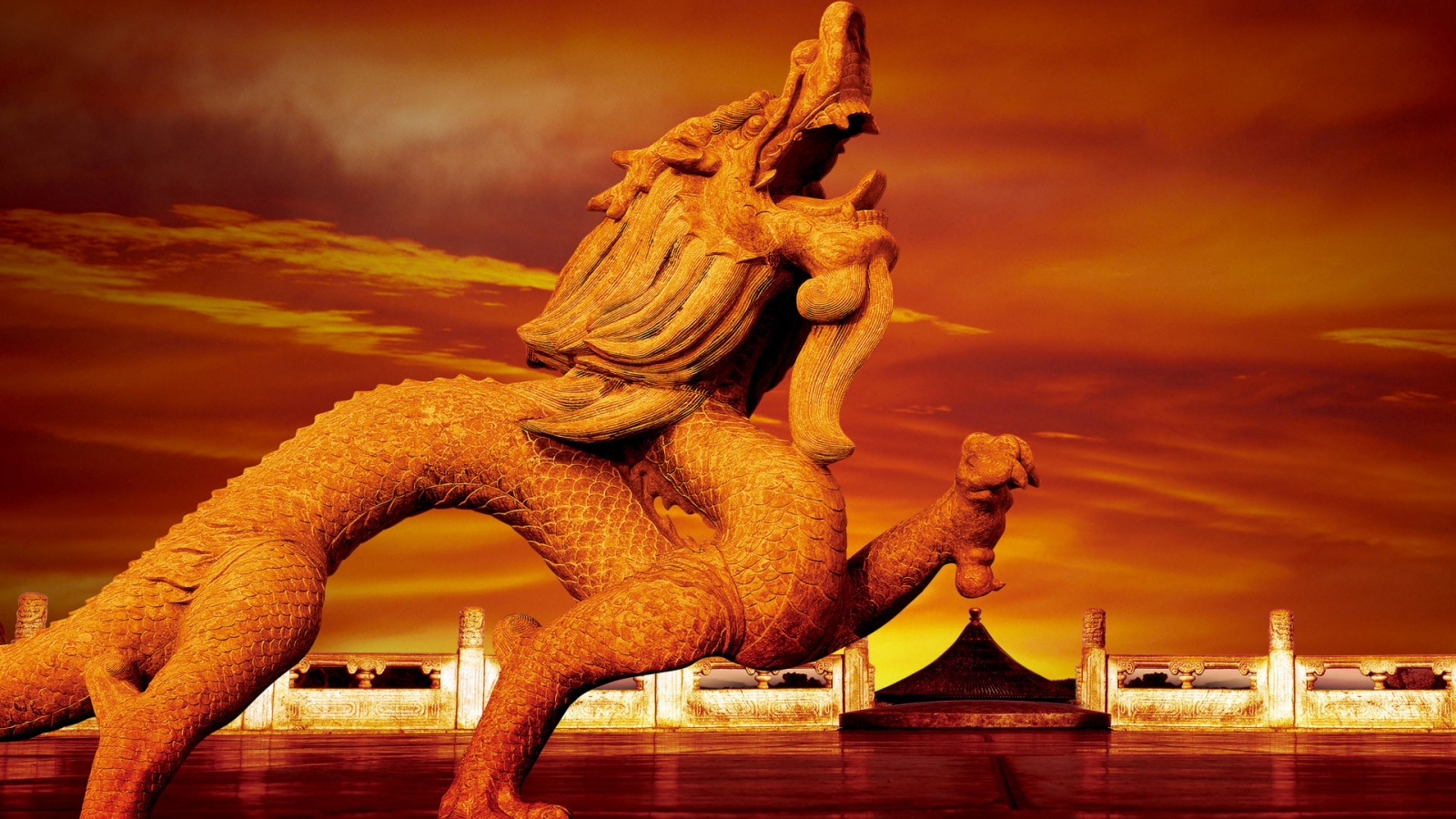 Chinese Dragon for 1600 x 900 HDTV resolution