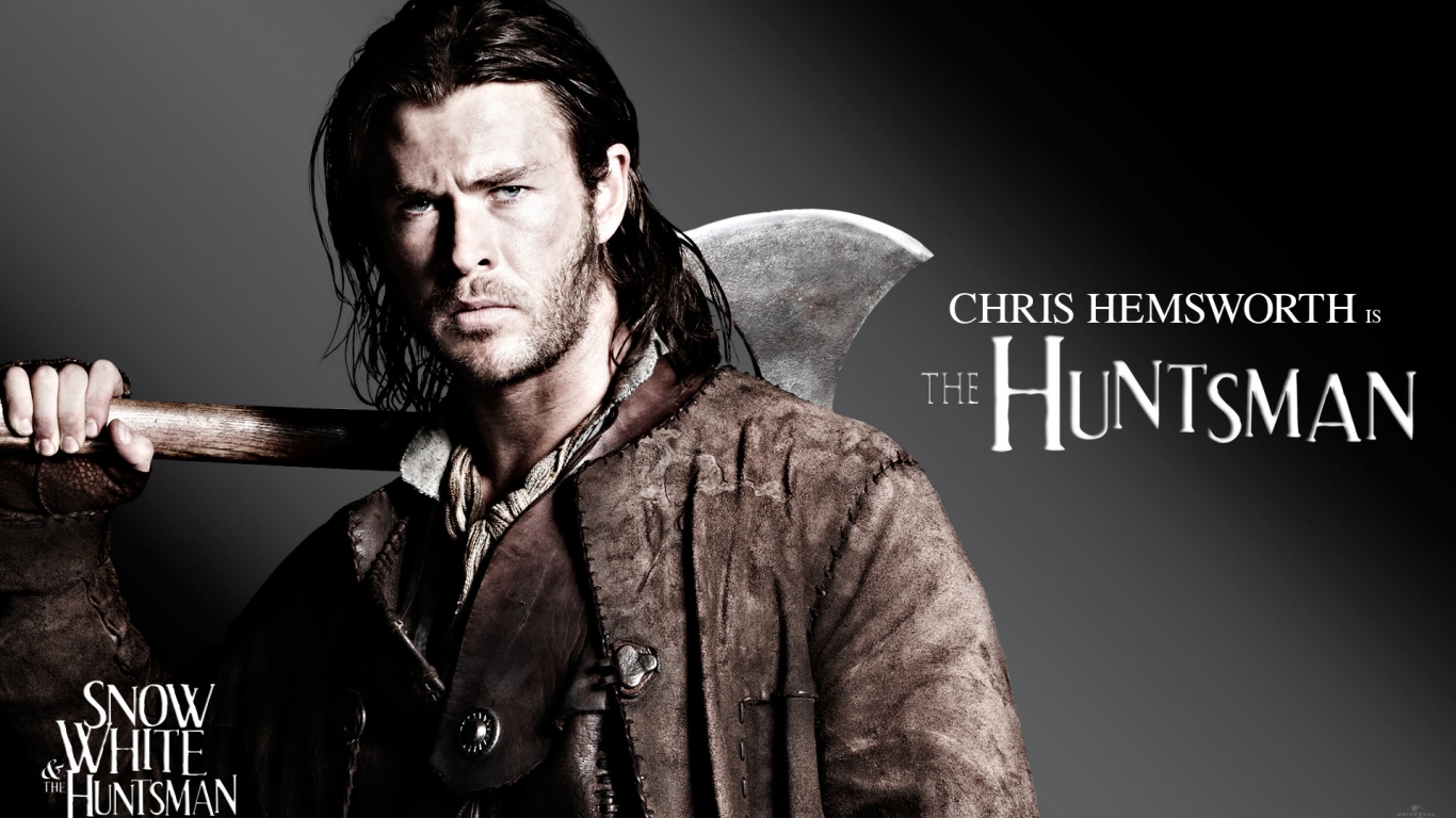 Chris Hemsworth the Huntsman for 1366 x 768 HDTV resolution