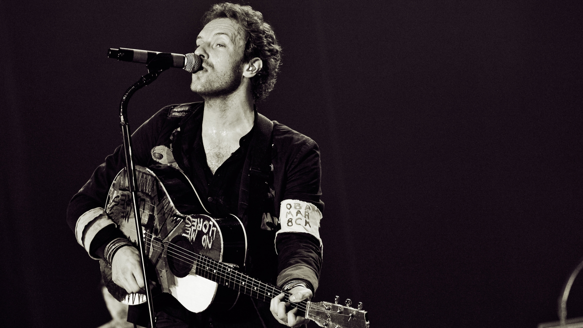 Chris Martin Coldplay for 1920 x 1080 HDTV 1080p resolution