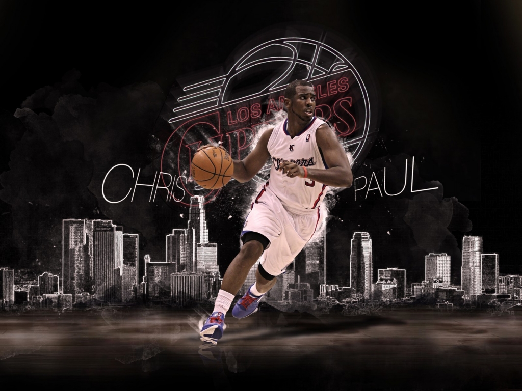 Chris Paul Los Angeles Clippers for 1024 x 768 resolution