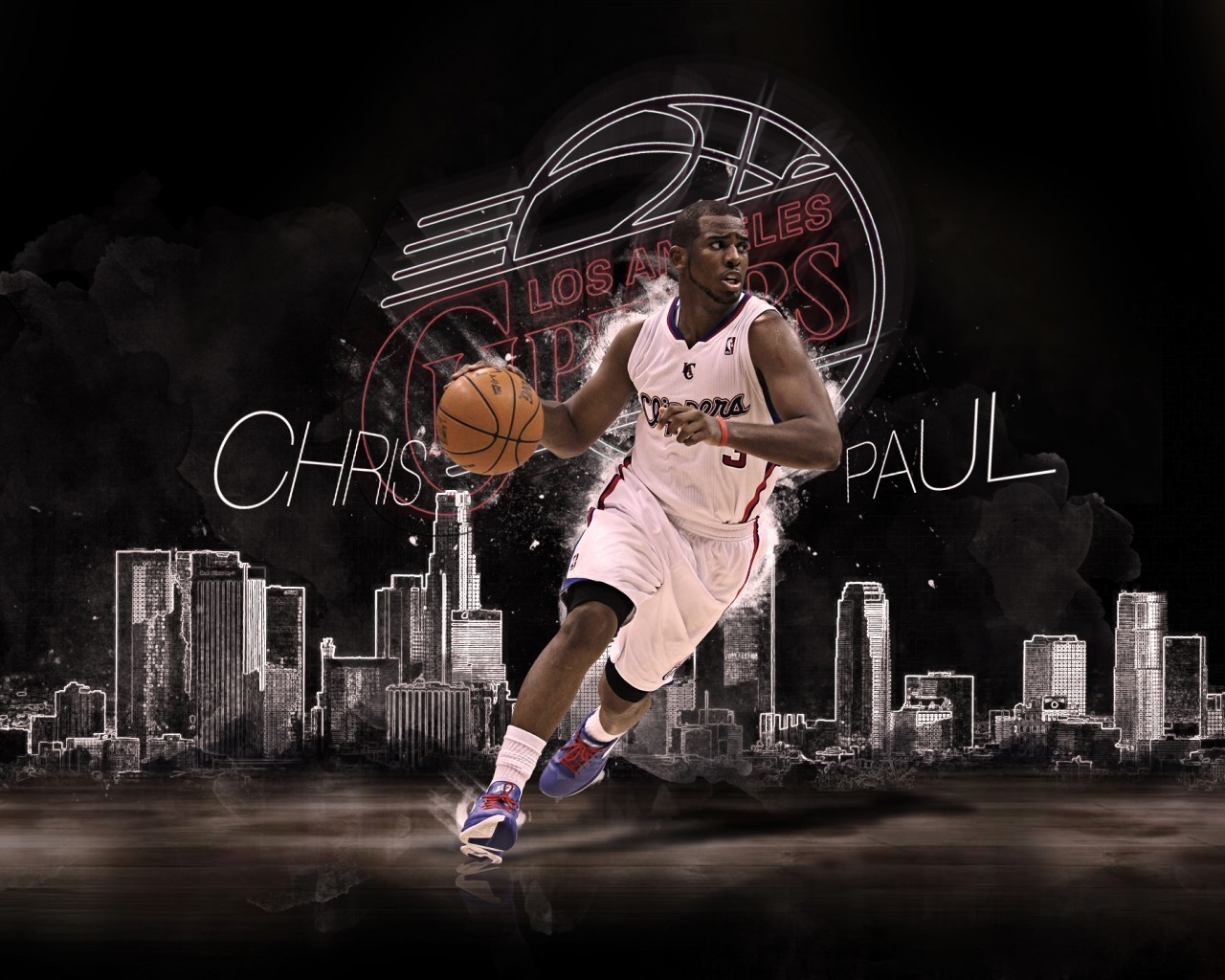 Chris Paul Los Angeles Clippers for 1280 x 1024 resolution