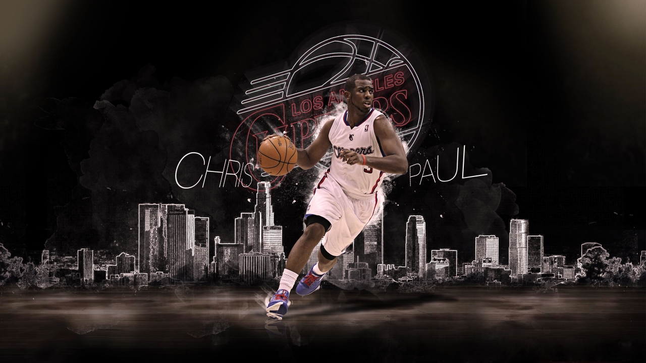 Chris Paul Los Angeles Clippers for 1280 x 720 HDTV 720p resolution