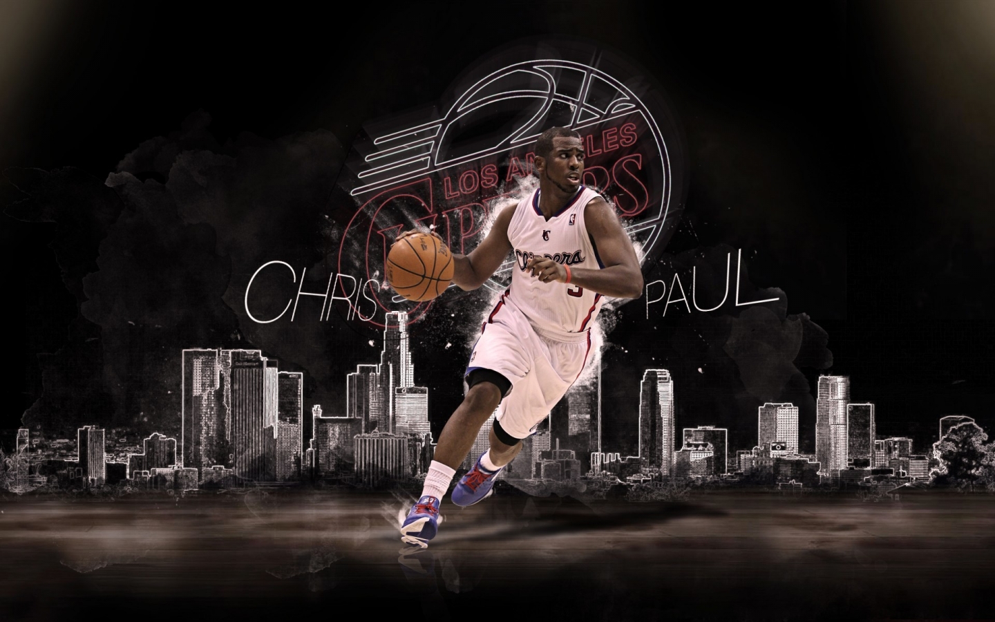 Chris Paul Los Angeles Clippers for 1440 x 900 widescreen resolution