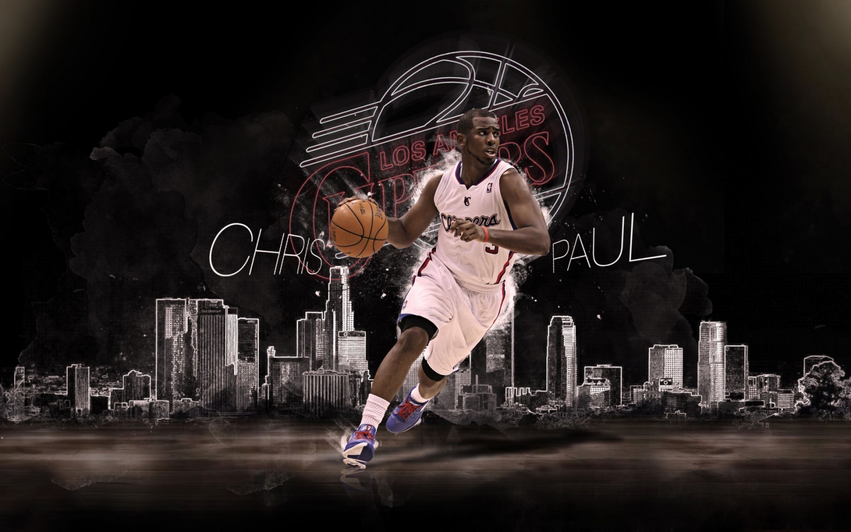 Chris Paul Los Angeles Clippers for 1680 x 1050 widescreen resolution