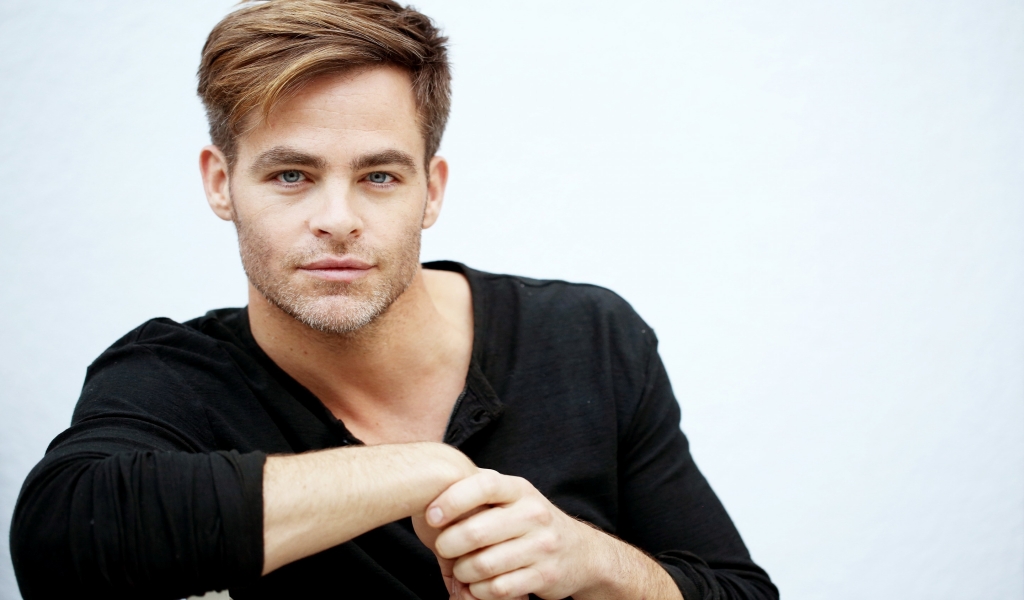 Chris Pine Cool Style for 1024 x 600 widescreen resolution