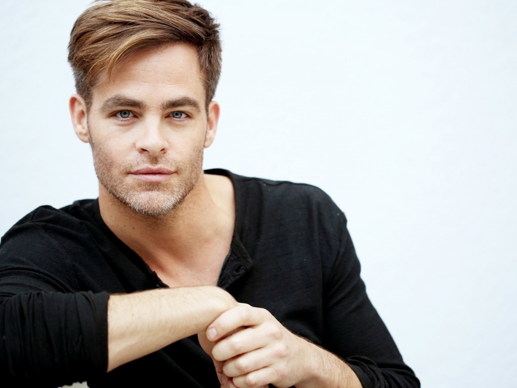 Chris Pine Cool Style for 1024 x 768 resolution