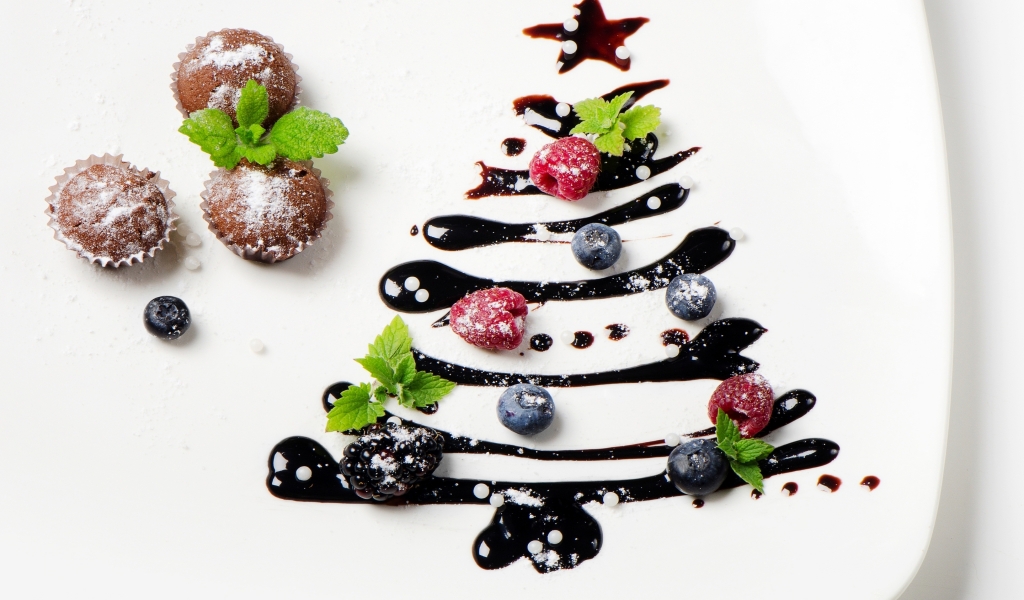 Christmas Sweets Tree for 1024 x 600 widescreen resolution