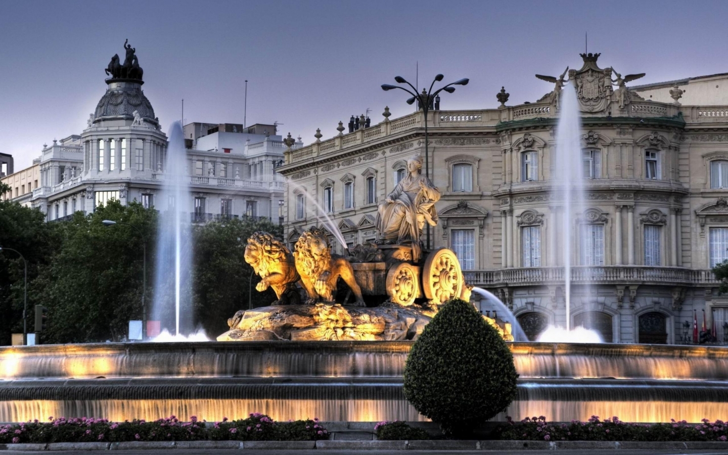 Cibeles Fountain in Madrid for 1440 x 900 widescreen resolution