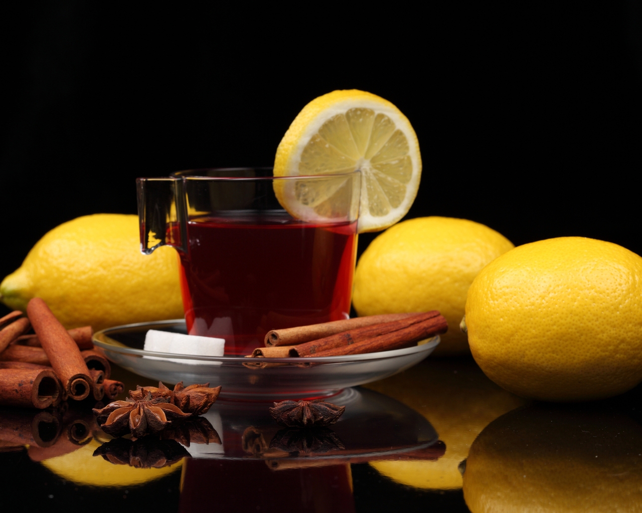 Cinnamon And Lemon Tea for 1280 x 1024 resolution