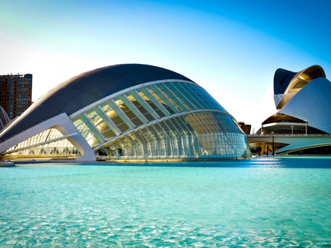 City of Arts and Sciences Valencia for 1152 x 864 resolution