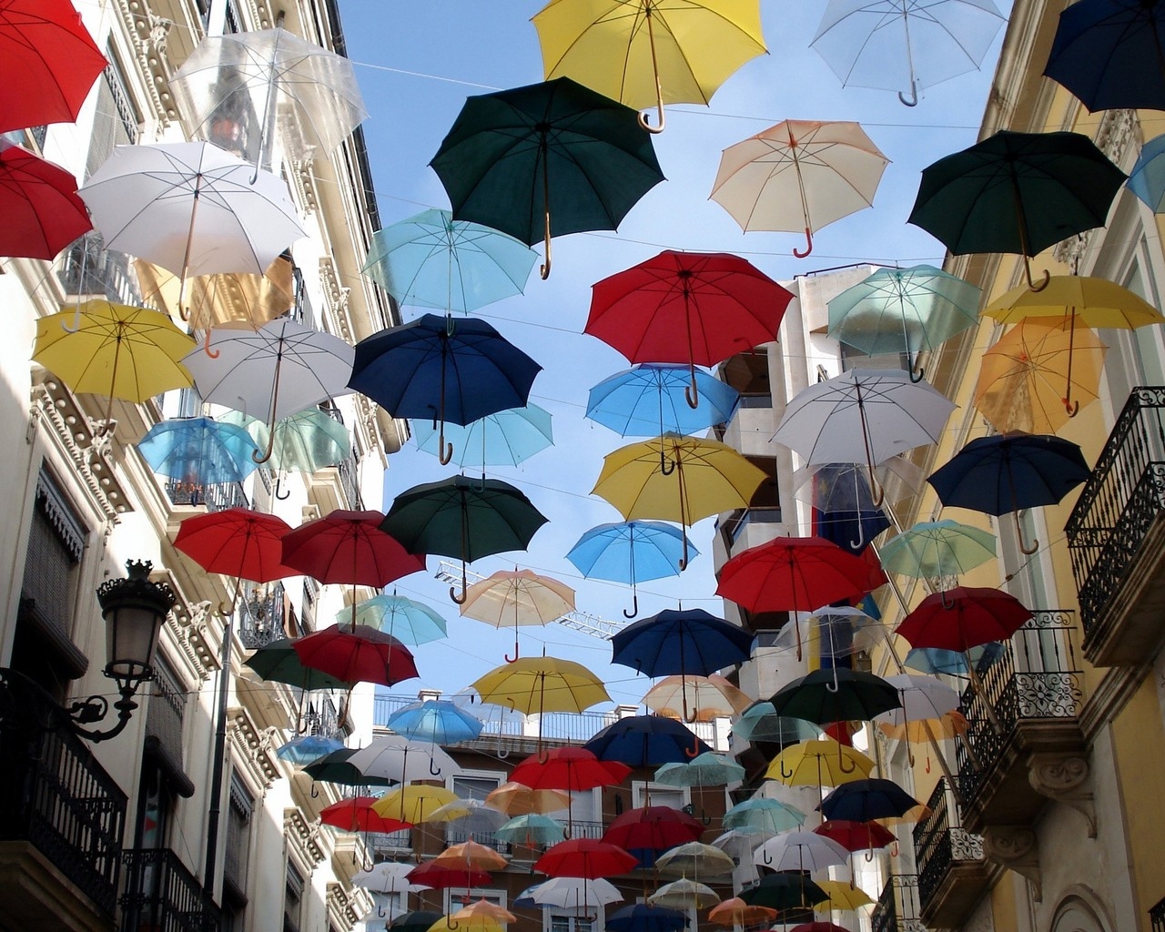 City of Umbrellas for 1280 x 1024 resolution