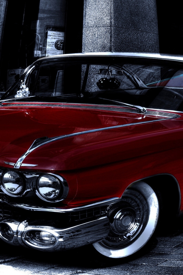 Classic Cadillac Eldorado for 640 x 960 iPhone 4 resolution