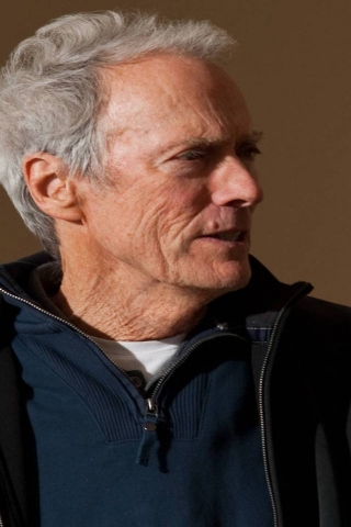 Clint Eastwood Close-Up for 320 x 480 iPhone resolution