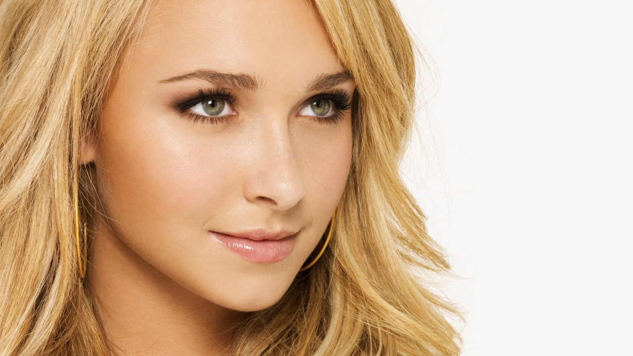 Close Up Hayden Panettiere for 1280 x 720 HDTV 720p resolution