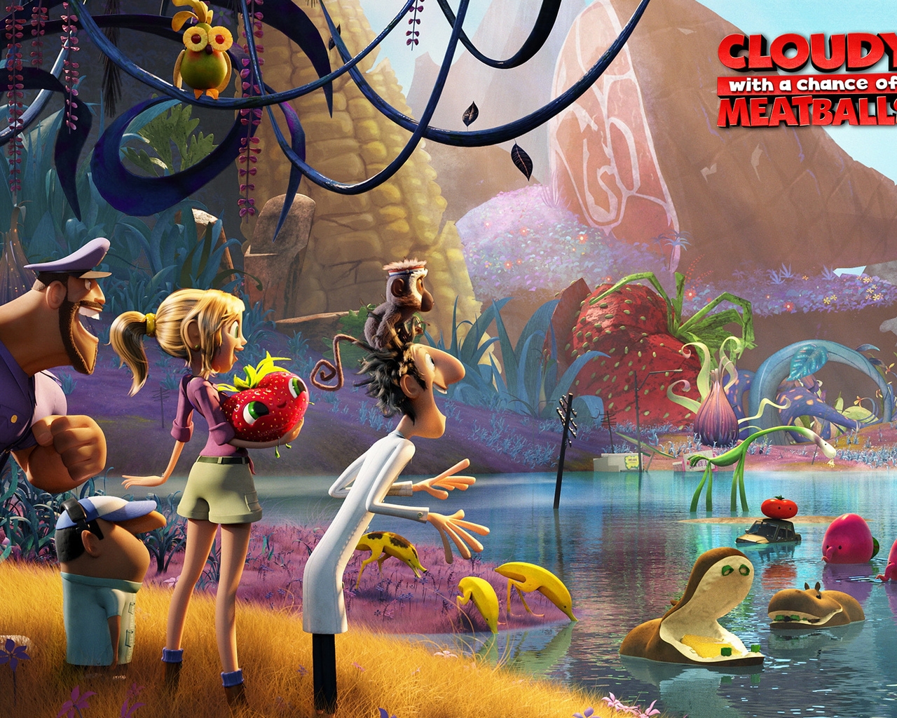 Cloudy with a Chance of Meatballs 2 for 1280 x 1024 resolution