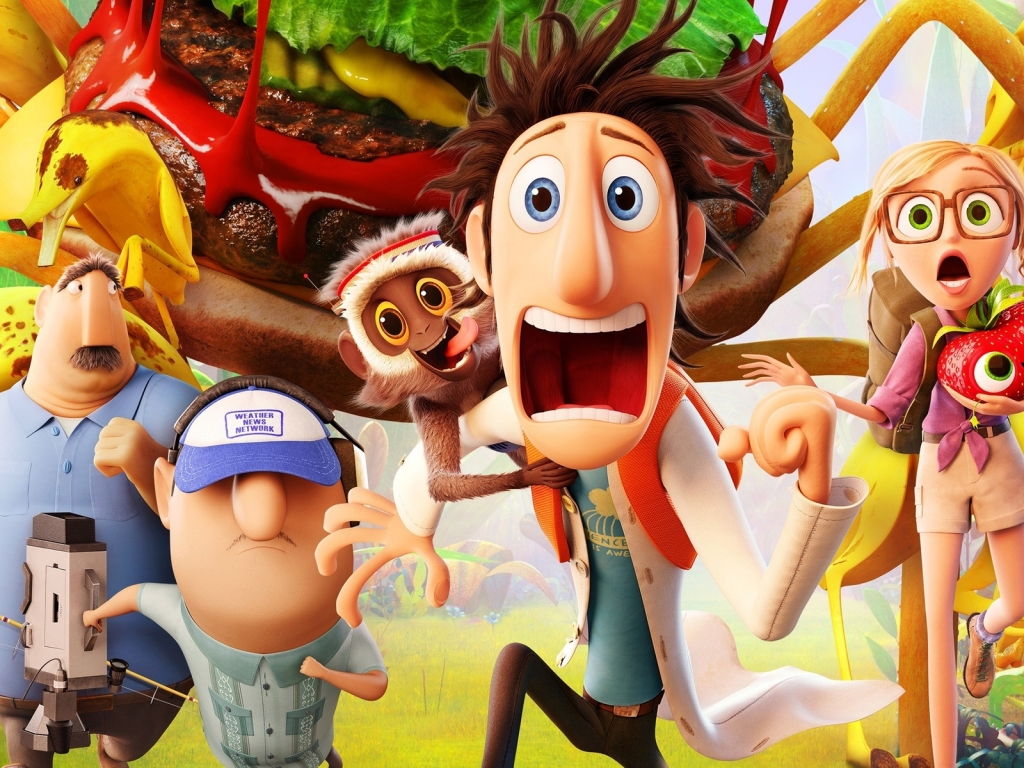 Cloudy with a Chance of Meatballs 2 Cast for 1024 x 768 resolution