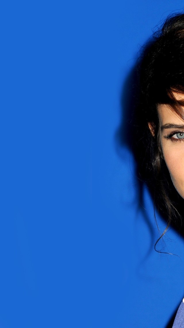 Cobie Smulders Blue for 640 x 1136 iPhone 5 resolution