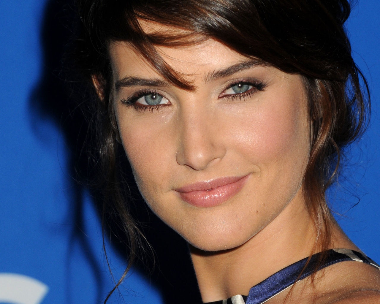 Cobie Smulders Smile for 1280 x 1024 resolution