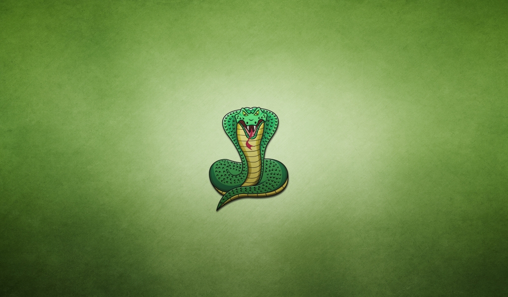 Cobra Snake Drawing for 1024 x 600 widescreen resolution