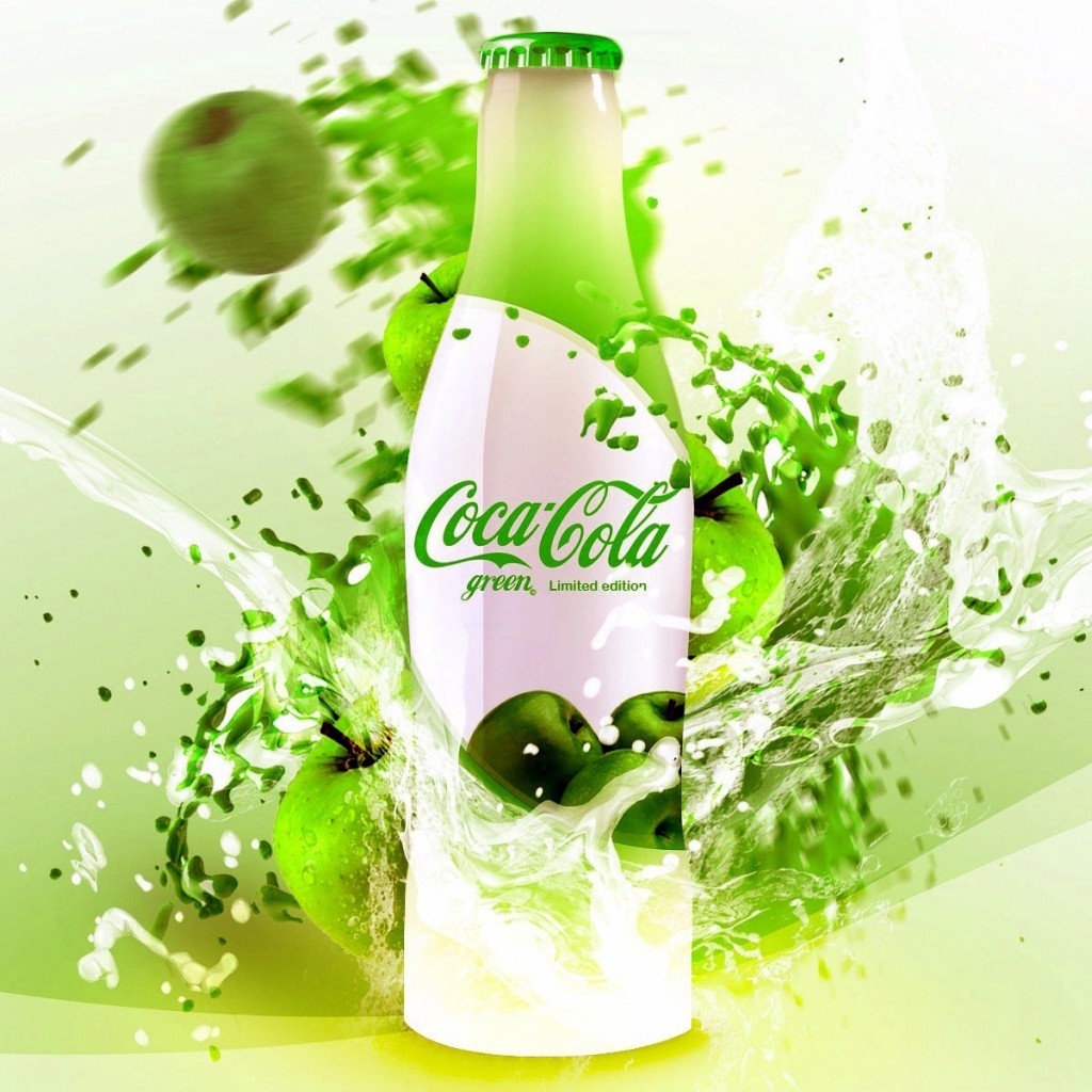 CocaCola Green Limited Edition for 1024 x 1024 iPad resolution