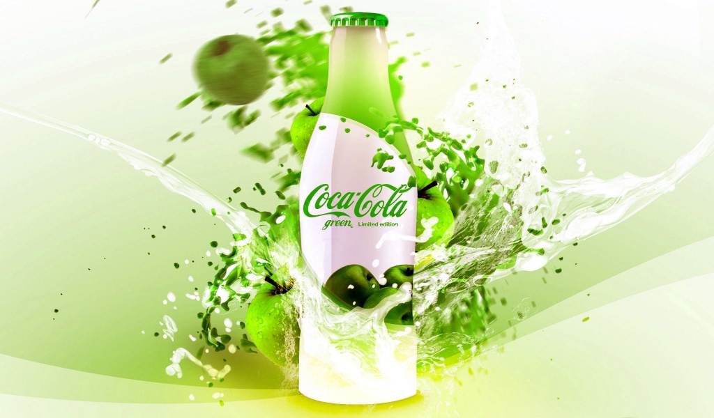 CocaCola Green Limited Edition for 1024 x 600 widescreen resolution