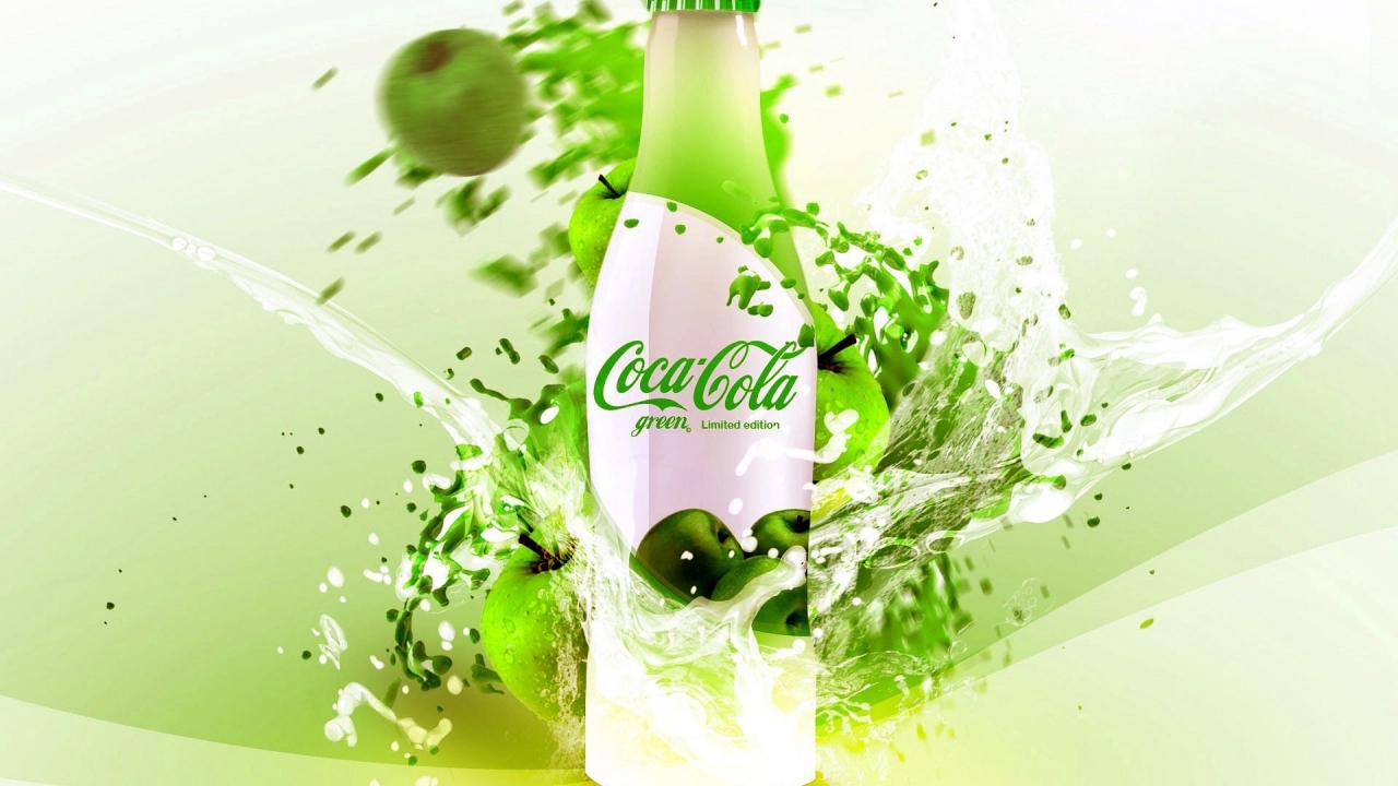 CocaCola Green Limited Edition for 1280 x 720 HDTV 720p resolution