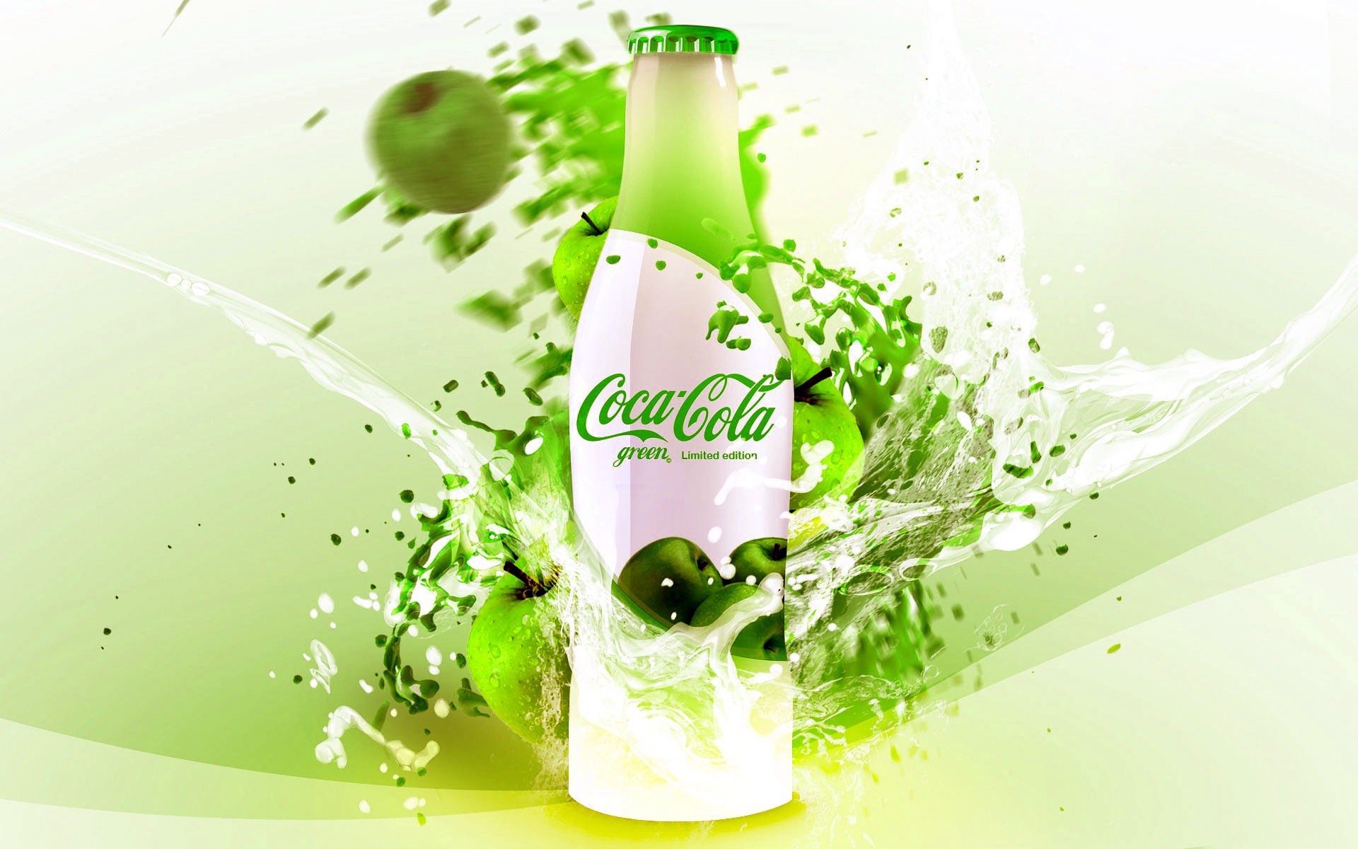 CocaCola Green Limited Edition for 1920 x 1200 widescreen resolution