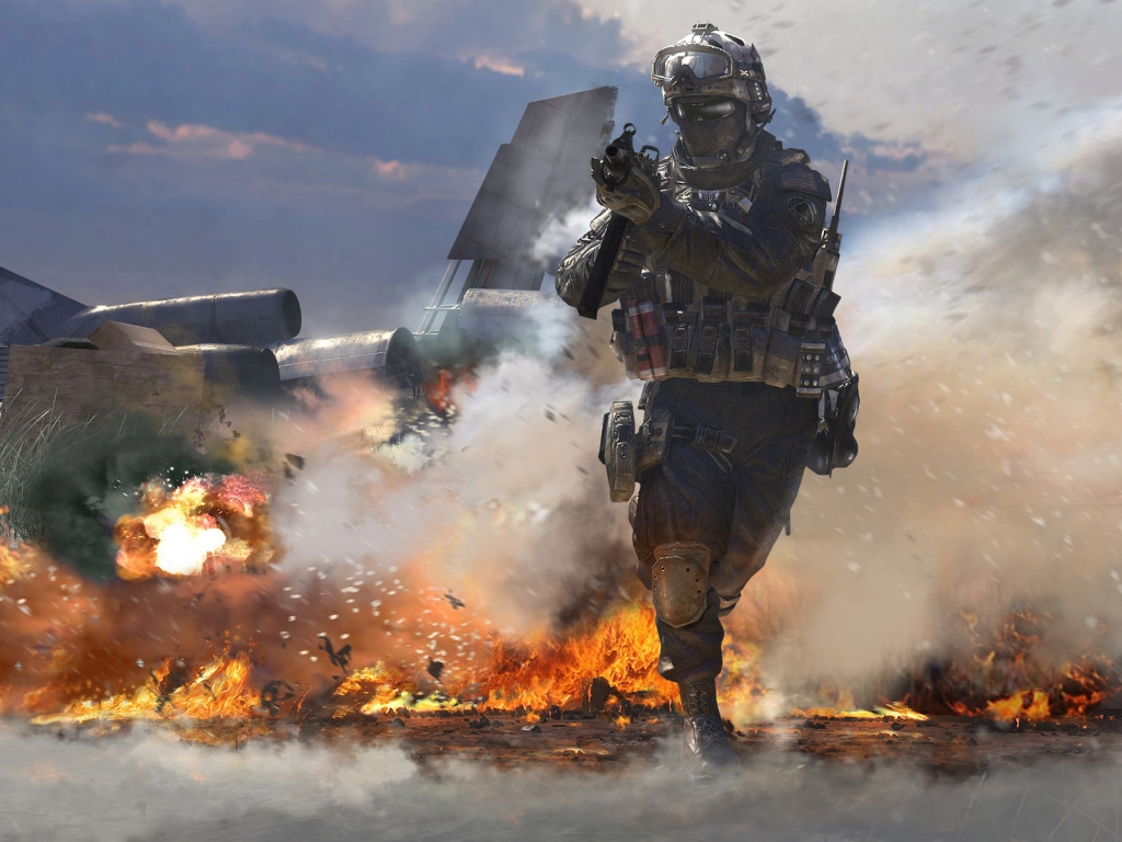 CoD Modern Warfare for 1024 x 768 resolution
