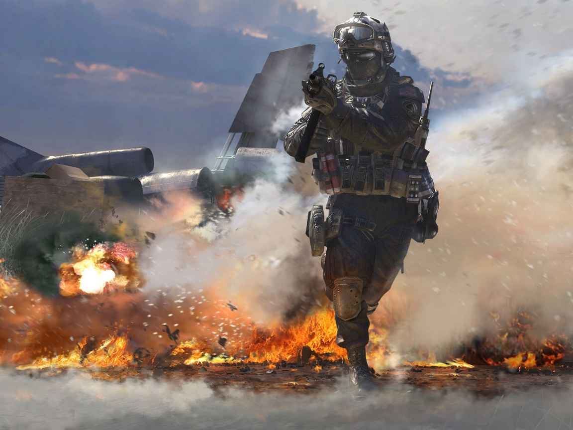 CoD Modern Warfare for 1152 x 864 resolution