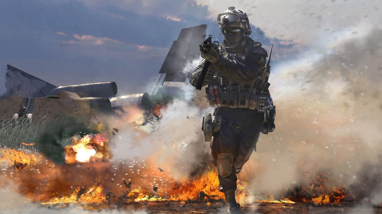 CoD Modern Warfare for 1280 x 720 HDTV 720p resolution