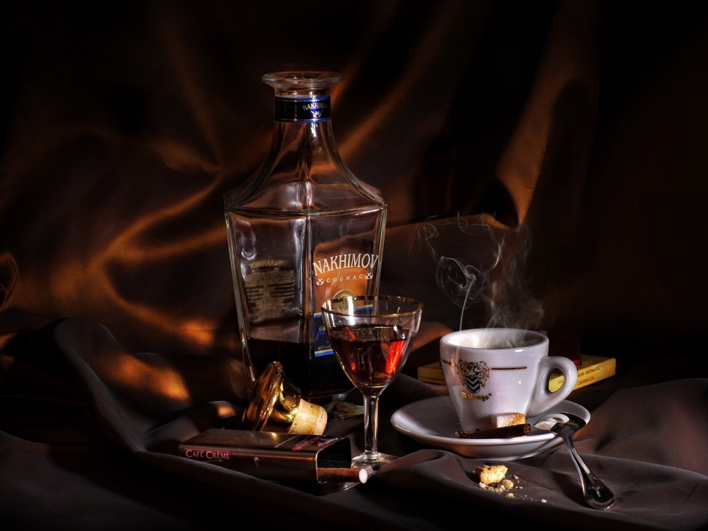 Cognac and Coffe for 1024 x 768 resolution