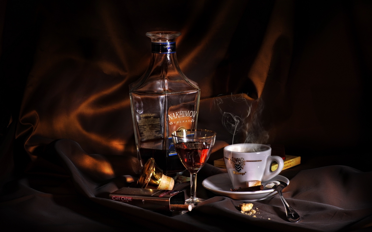 Cognac and Coffe for 1280 x 800 widescreen resolution
