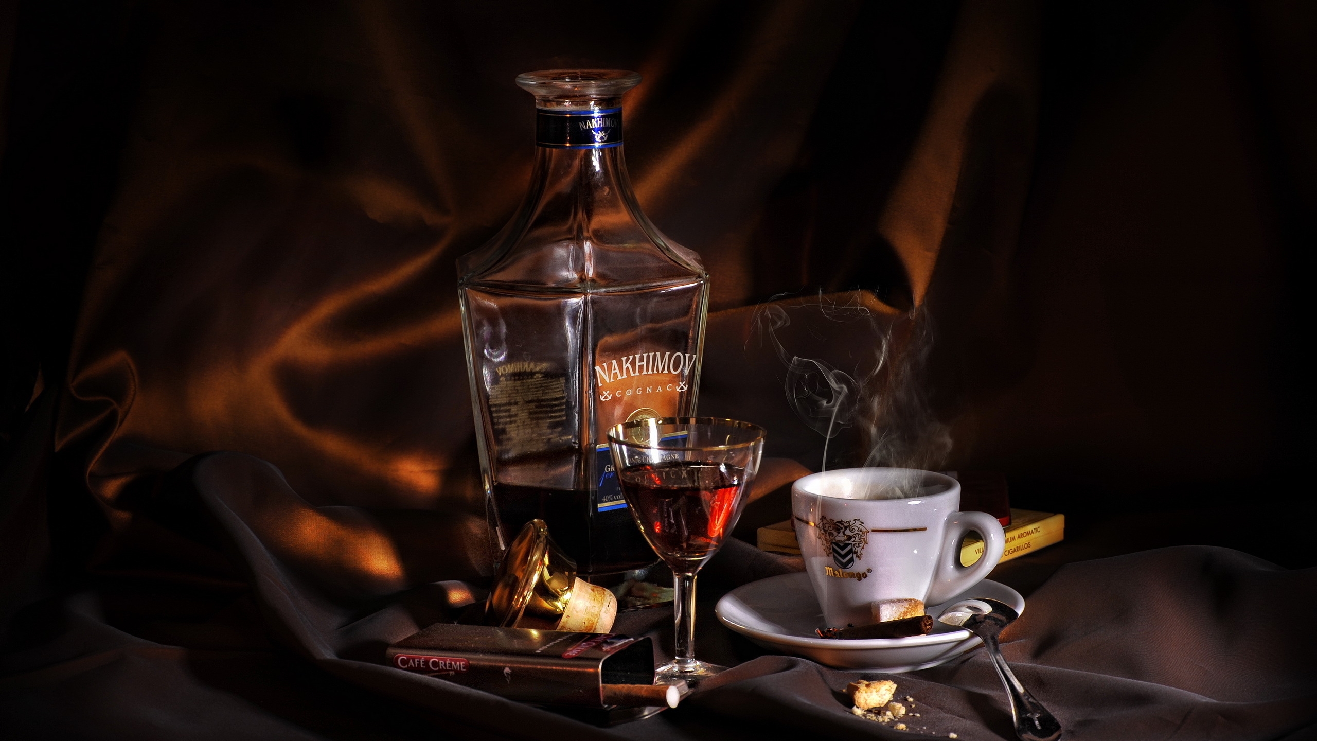 Cognac and Coffe for 2560x1440 HDTV resolution