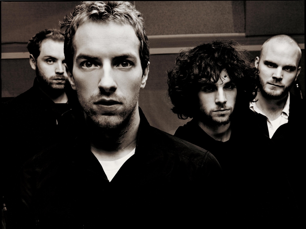 Coldplay Black and White for 1024 x 768 resolution
