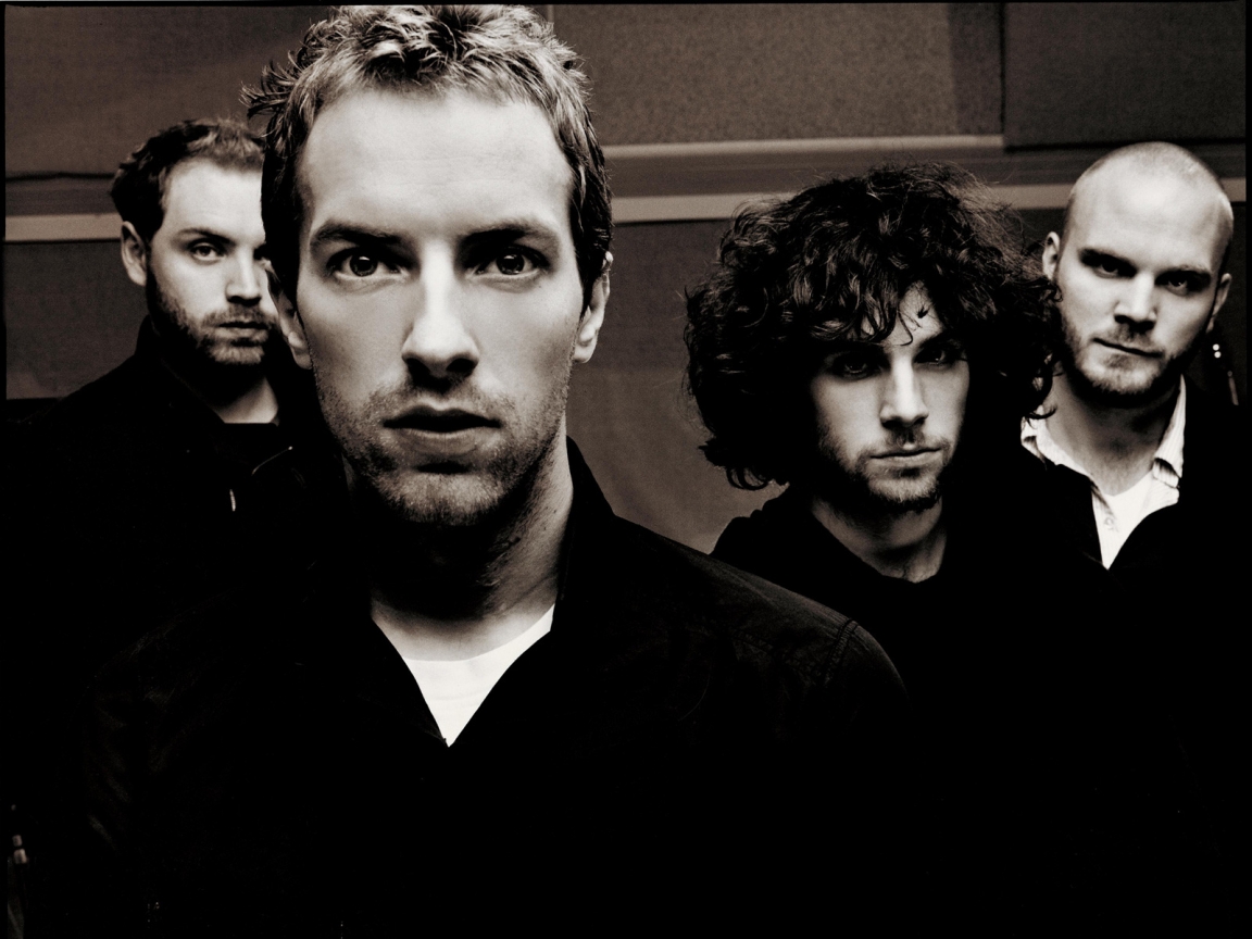 Coldplay Black and White for 1152 x 864 resolution