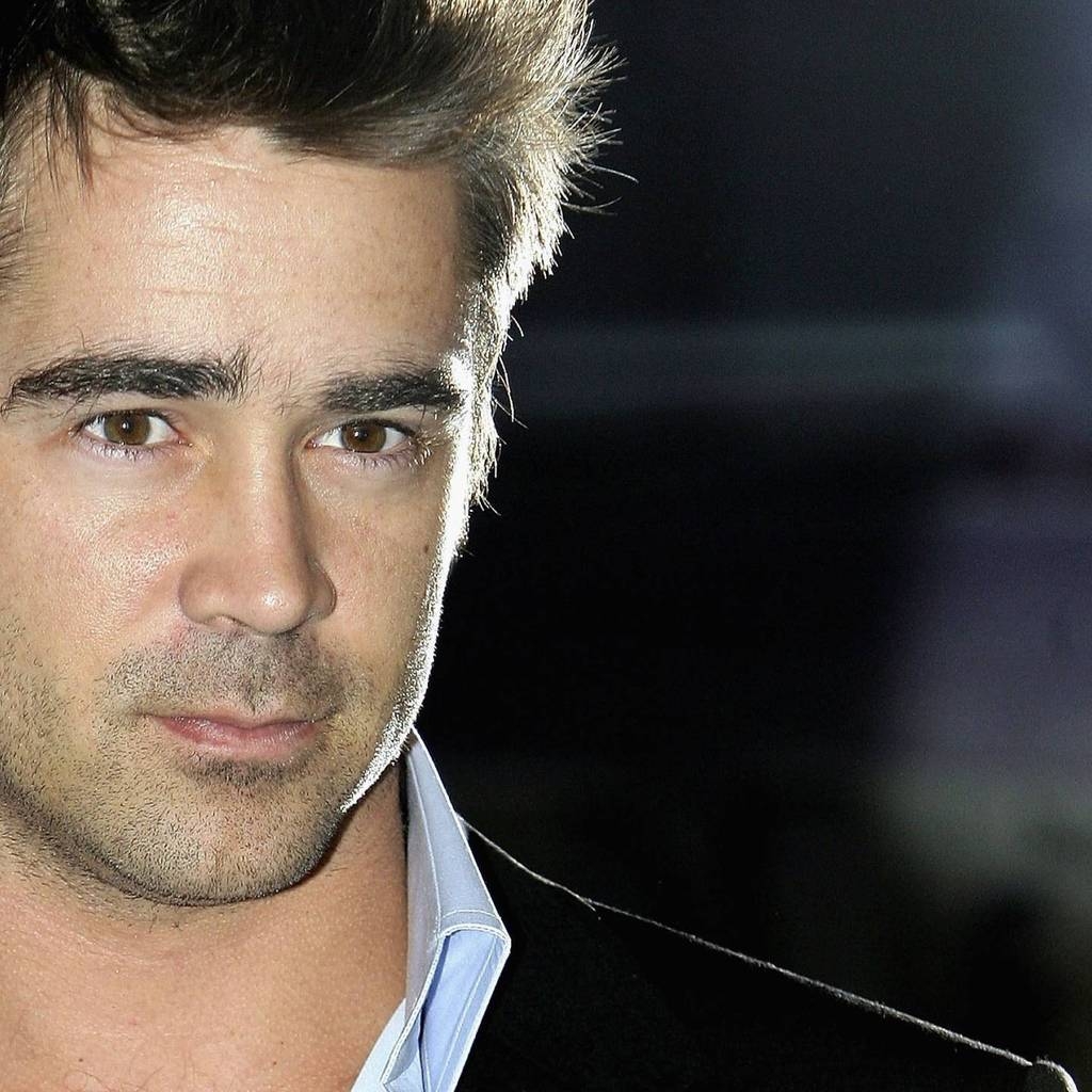 Colin Farrell Close Up for 1024 x 1024 iPad resolution