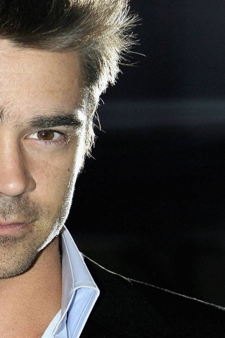 Colin Farrell Close Up for 320 x 480 iPhone resolution