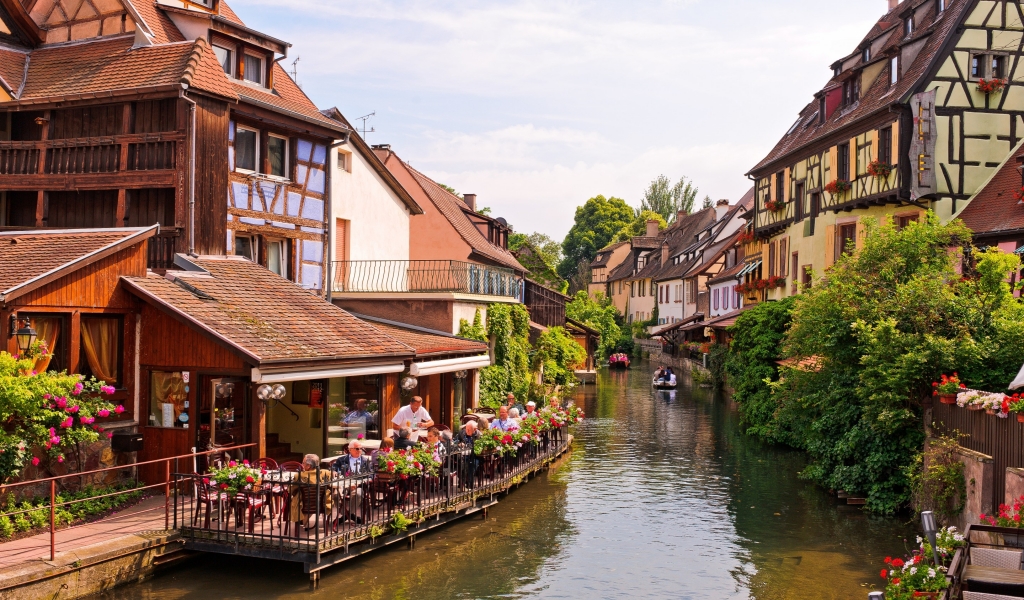 Colmar Alsace View for 1024 x 600 widescreen resolution