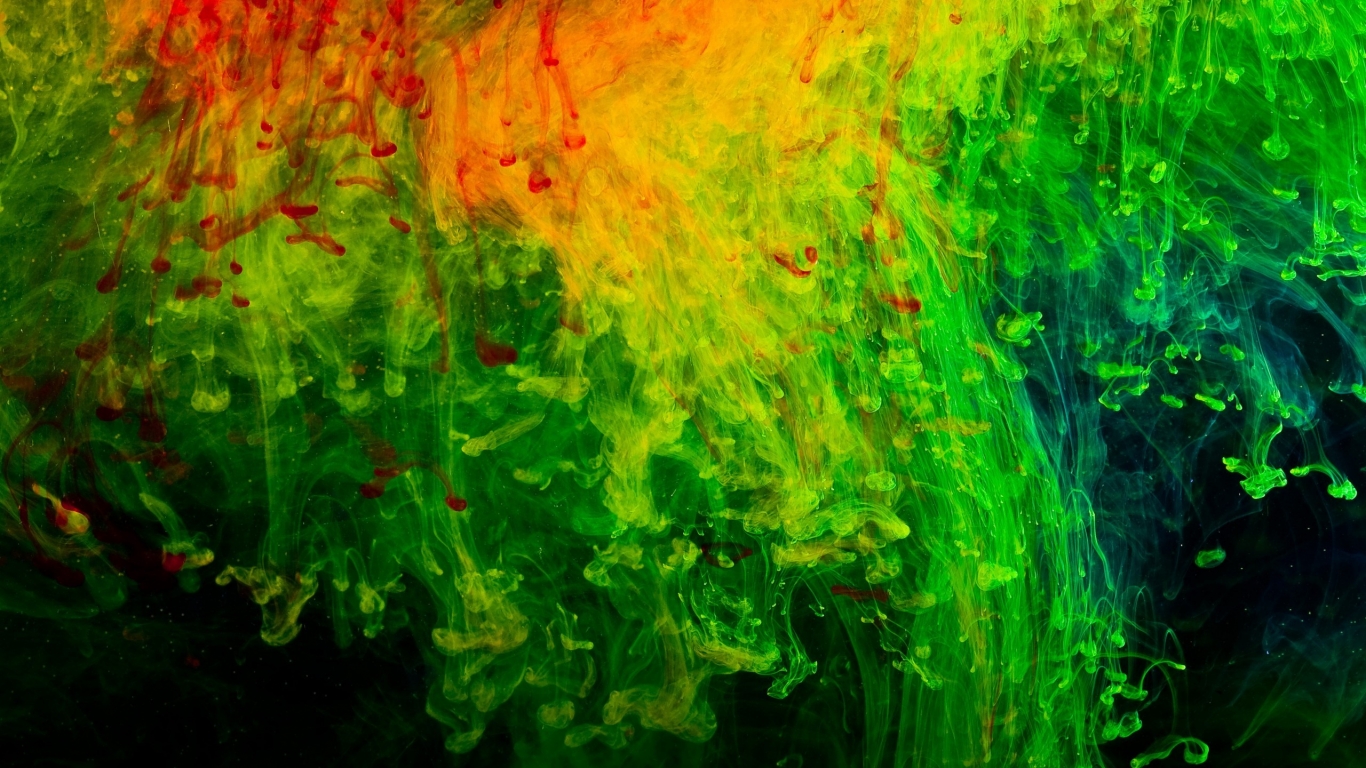 Color Mix Painting for 1366 x 768 HDTV resolution