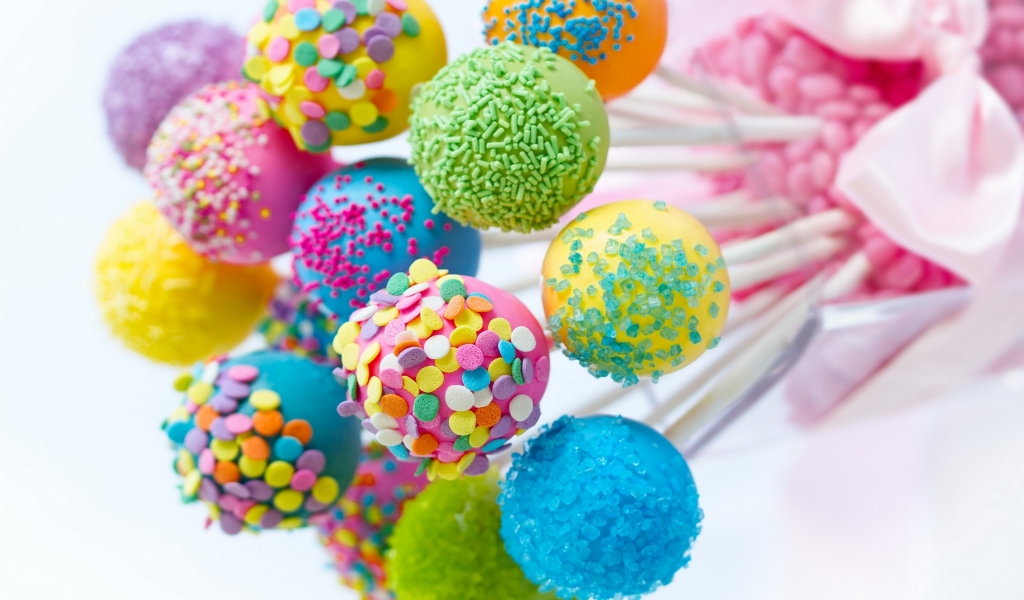 Colored Candies  for 1024 x 600 widescreen resolution