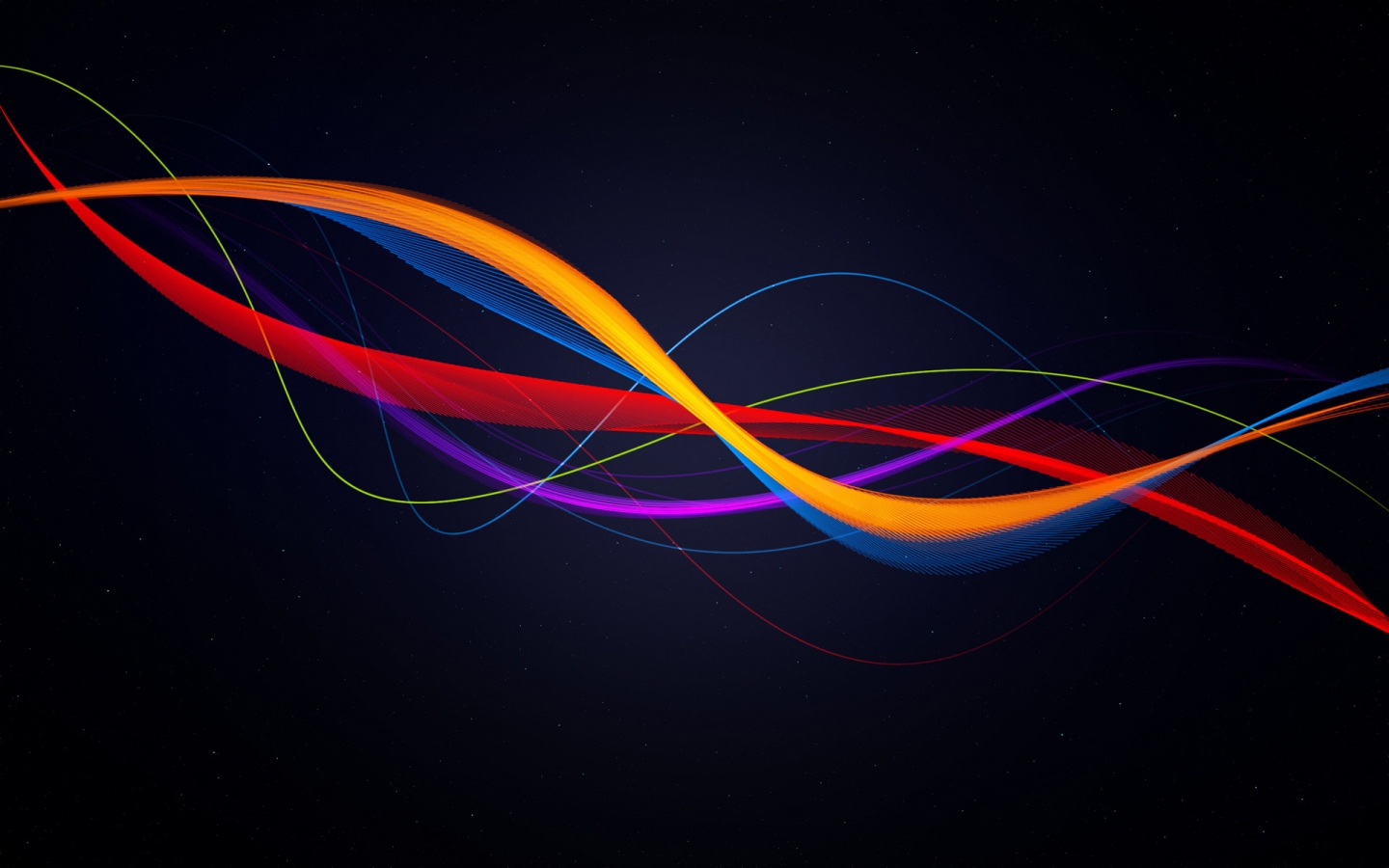 Colored Ribbons for 1440 x 900 widescreen resolution
