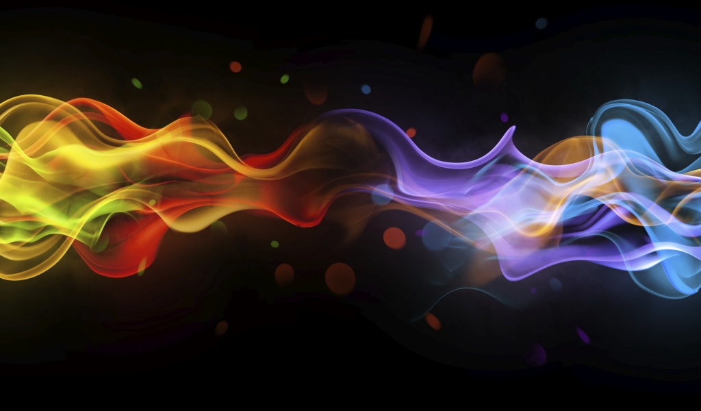 Colored Smoke for 1024 x 600 widescreen resolution