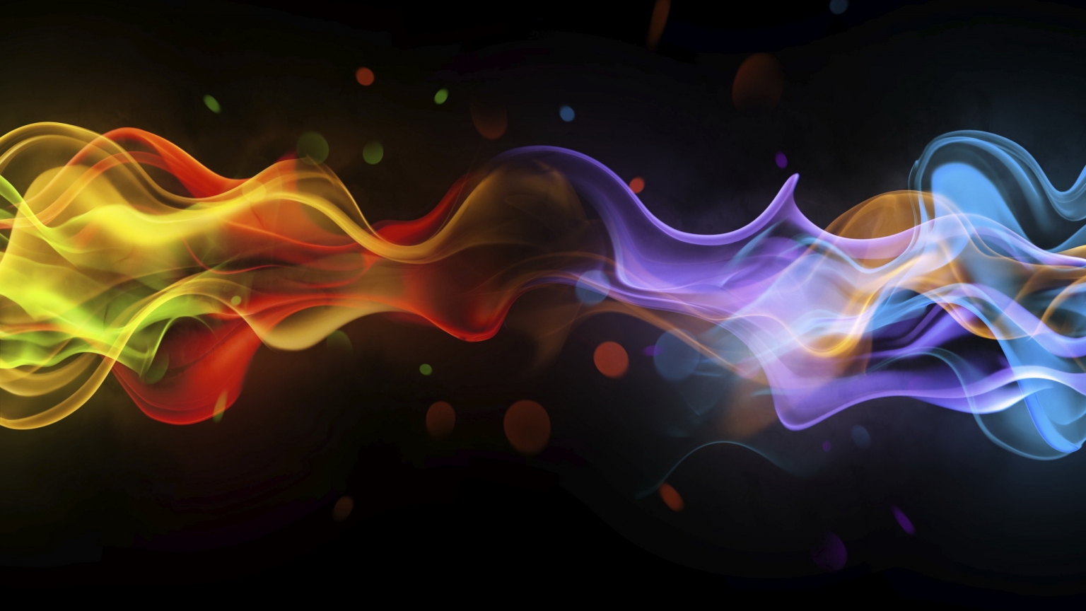 Colored Smoke for 1536 x 864 HDTV resolution