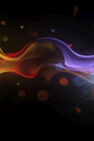 Colored Smoke for 320 x 480 iPhone resolution