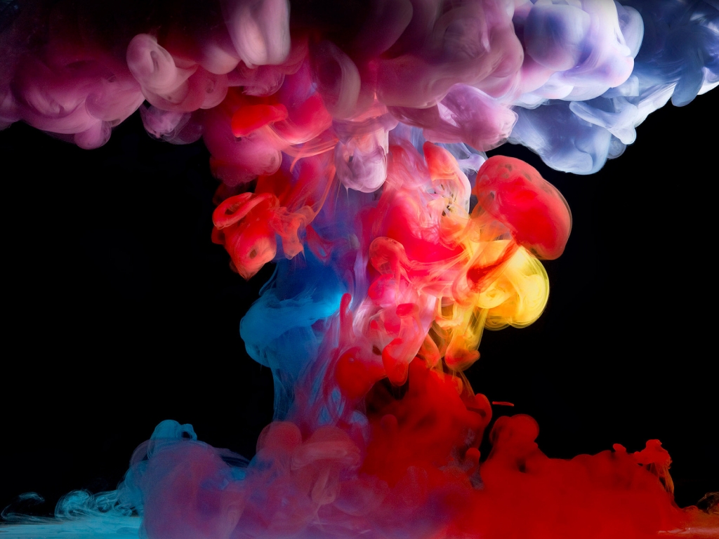 Colored Smoke Paint for 1024 x 768 resolution