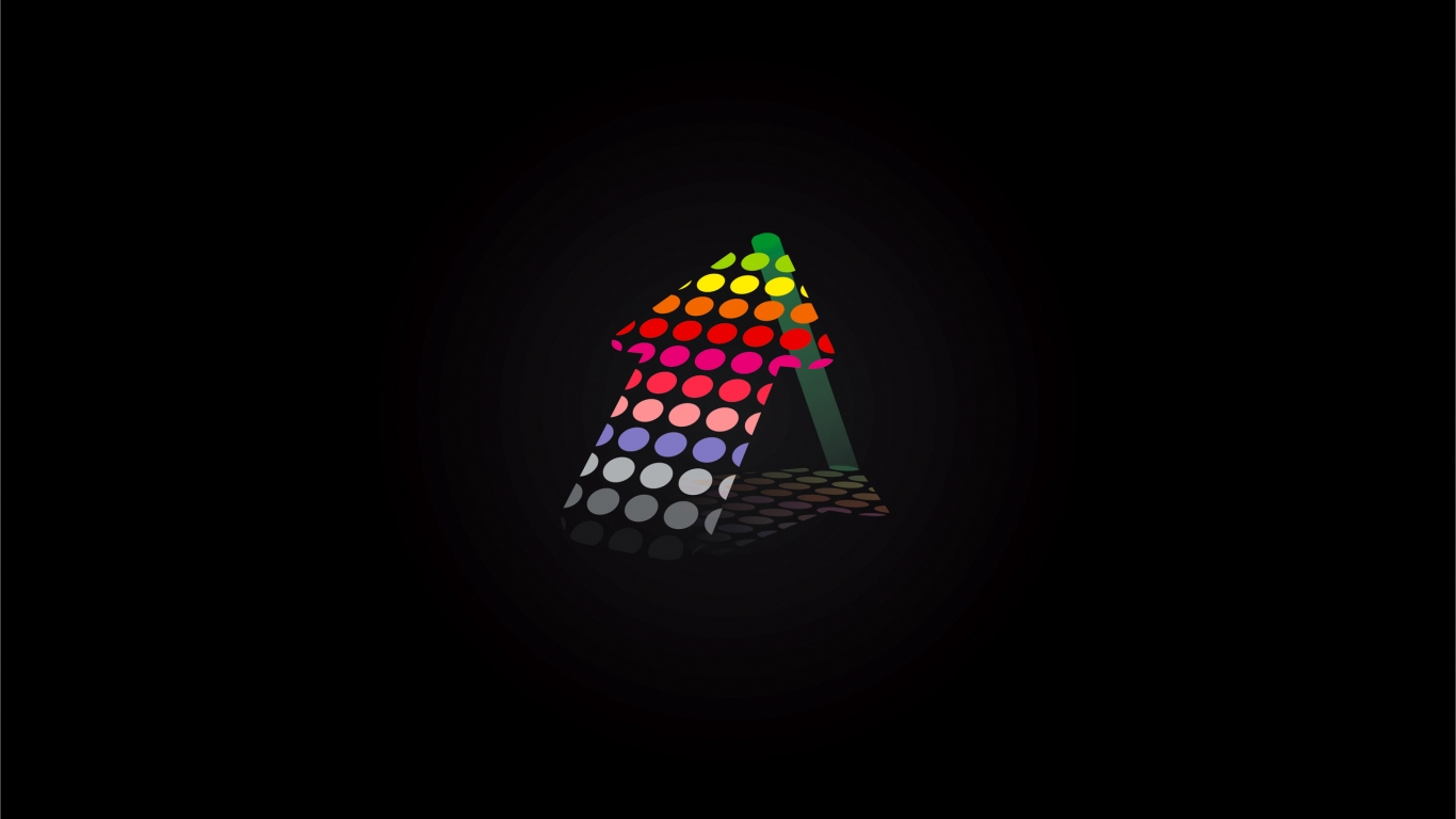 Colorful Arrow for 1366 x 768 HDTV resolution