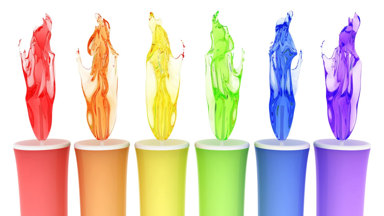 Colorful Candles for 1536 x 864 HDTV resolution
