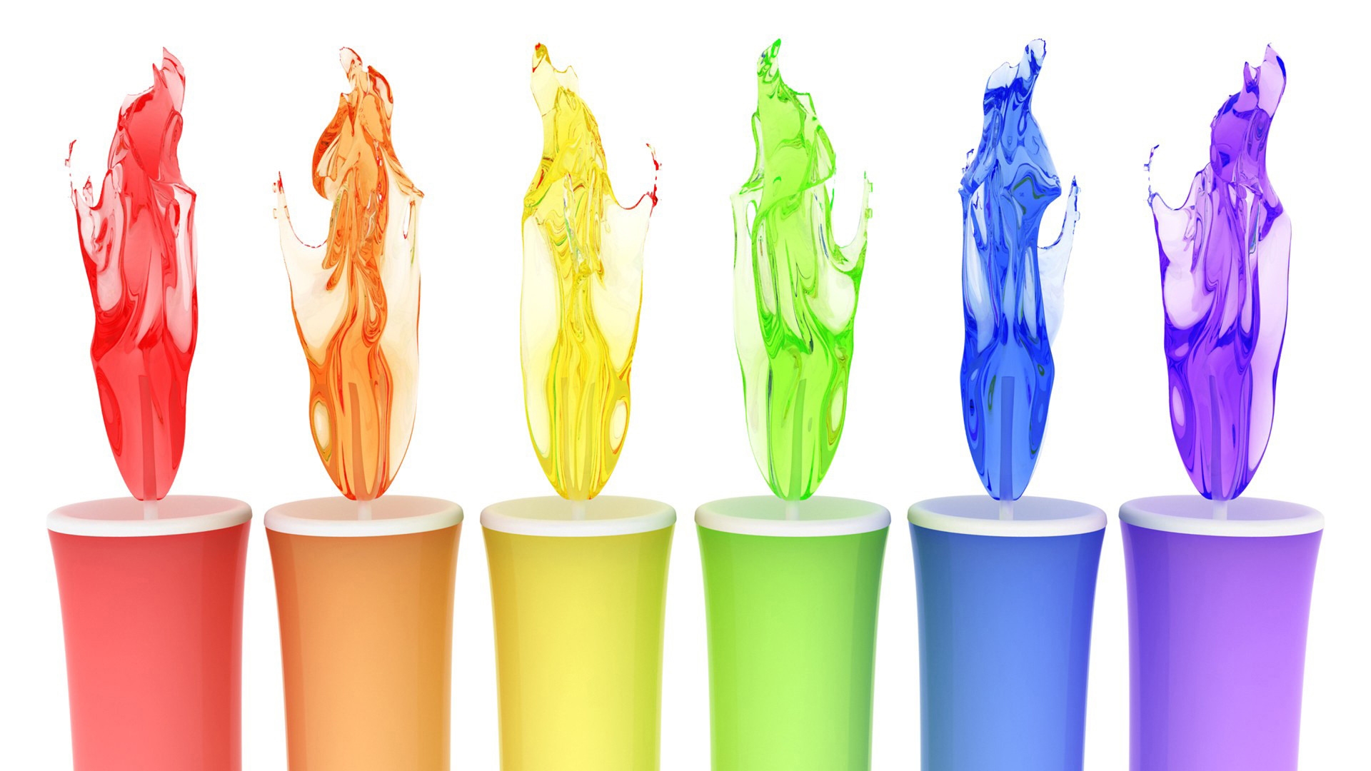 Colorful Candles for 1920 x 1080 HDTV 1080p resolution