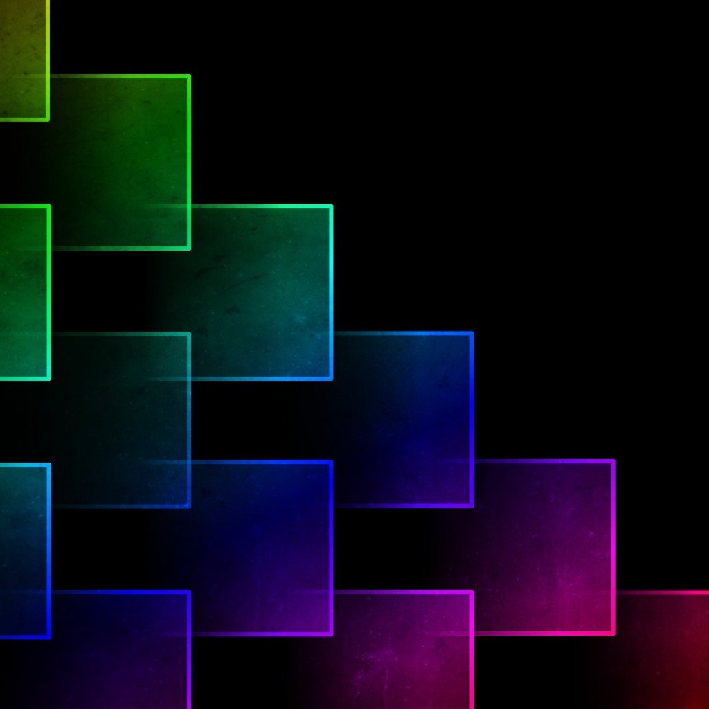 Colorful Cubes for 1024 x 1024 iPad resolution