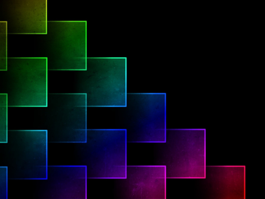 Colorful Cubes for 1024 x 768 resolution